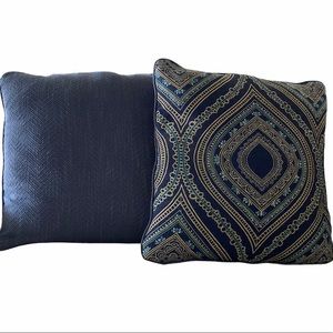 Ashley’s Furniture Blue Throw Pillow Case